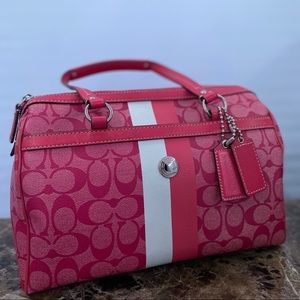 Designer Coach Purse - Pink Handbag- like new
